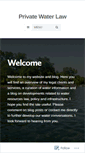 Mobile Screenshot of privatewaterlaw.com